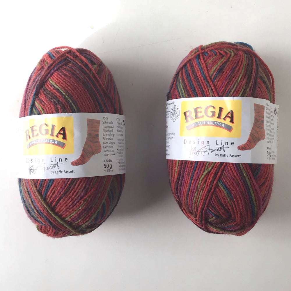 Regia Kaffe Fassett Yarn 2 Skeins